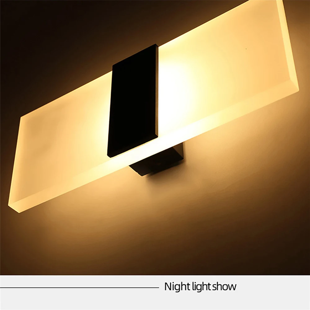 14 22  29CM LED Acrylic Wall Lamp Modern Living Room Interior Wall Lamp Bedroom Corridor Night Light Home Decoration Lamp  2