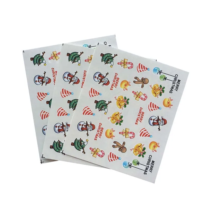 

3pcs Nail Art Tips Decorations Decals Manicure Slider Embossed Nail Sticker Adhesive nail wraps F06