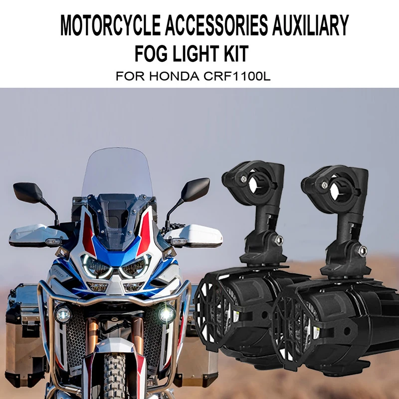 

Fog Lights Motorcycle Accessories For Honda CRF1100L CRF 1100L CRF1100 L Africa Twin LED Auxiliary Fog Light Driving Lamp