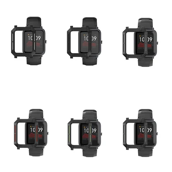 

Colorful protective case cover for Xiaomi Huami Amazfit Bip s shockproof Bip/ Bip Lite Protective Shell Smart watch accessories