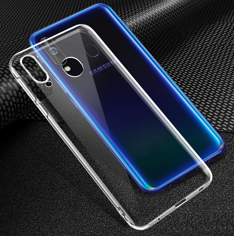 

Transparent Case Coque for Samsung Galaxy A10 A20 A30 A40 A50 A70 A60 A80 S10 10Plus S10e S10+ Cover Soft TPU Thin Silicon Case