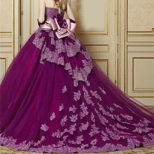 Сексуальное модное кружевное бальное платье с аппликацией бисером плюс размер милое Променад платье для светской львицы вечерние платья