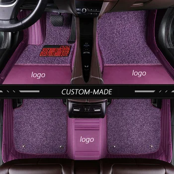 

New Leather Custom car floor mats for Mazda All Models mazda 3 5 6 8 CX-5 CX-7 MX-5 CX-9 CX-4 atenza car styling car accessories