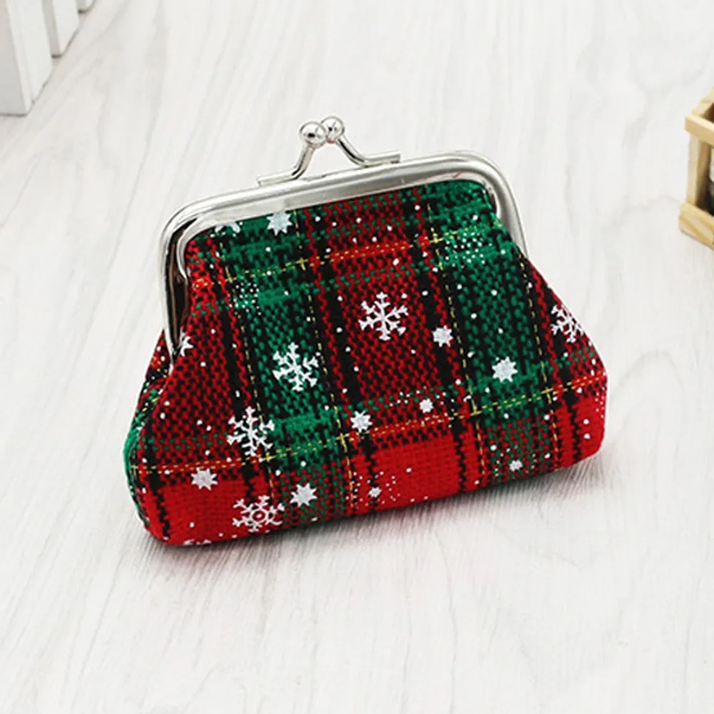 Рождественский Кошелек для монет, клатч, сумочка, сумка для мелочи, держатель для ключей, маленький кошелек, клатч, сумки, помада, карты, пакеты, чехол для ключей