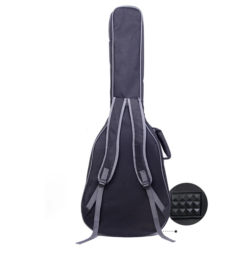 guitarra gig bag cintas de ombro duplo