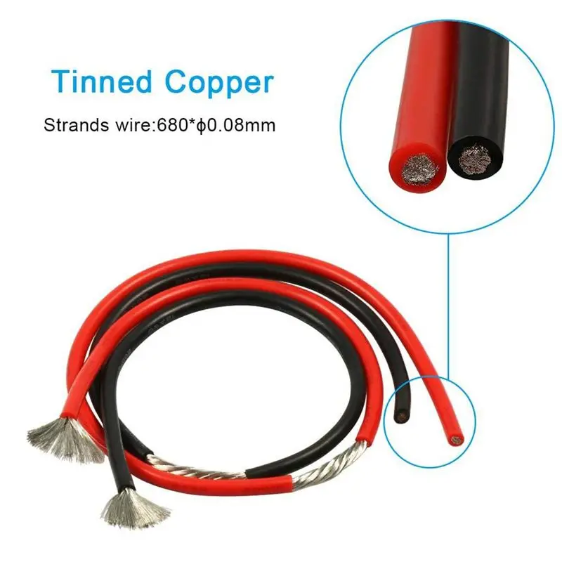 JFBL Hot 10 Gauge Silicone Wire 10 Feet- 10 AWG Silicone Wire- Flexible Silicone Wire