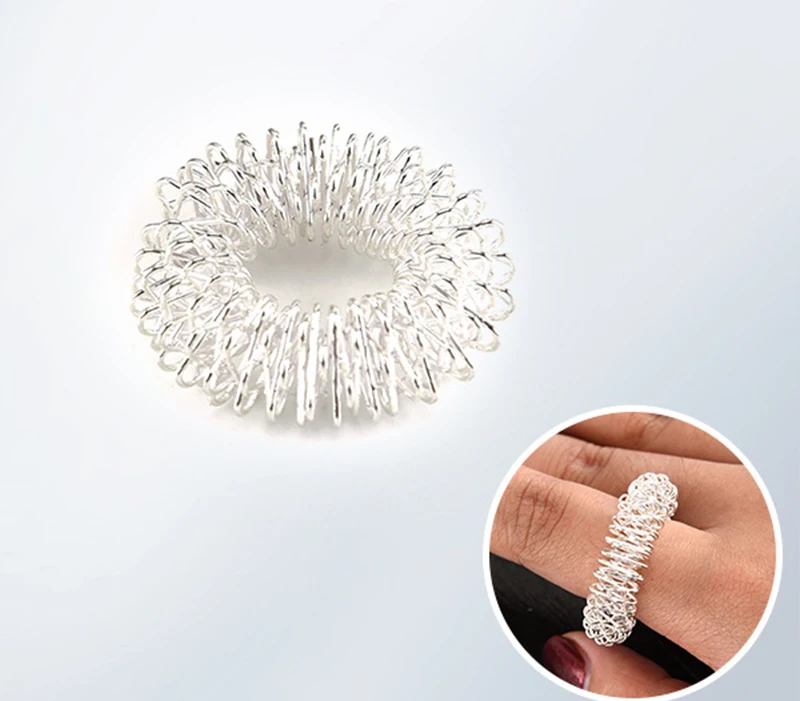 5PCS Finger Massage Ring Acupuncture Ring Health Care Body Massager Relax Hand Massage Finger Lose Weight Hand Massager