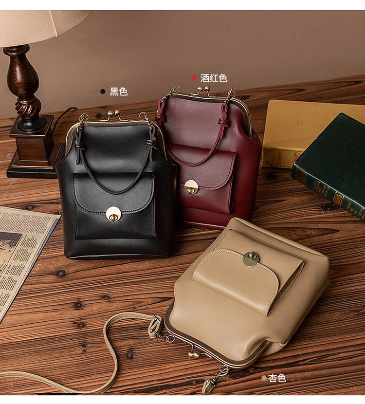 kiss lock shell bag bags pu leather women shoulder crossbody women's handbags (6)