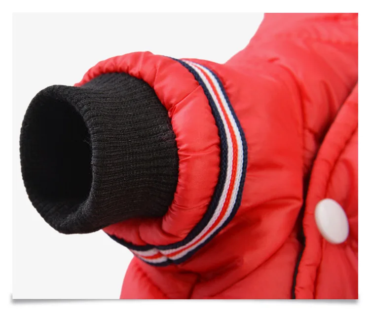Зимняя одежда для собак, теплая хлопковая куртка для собак, костюм плюшевого щенка, Зимний пуховик для домашних животных