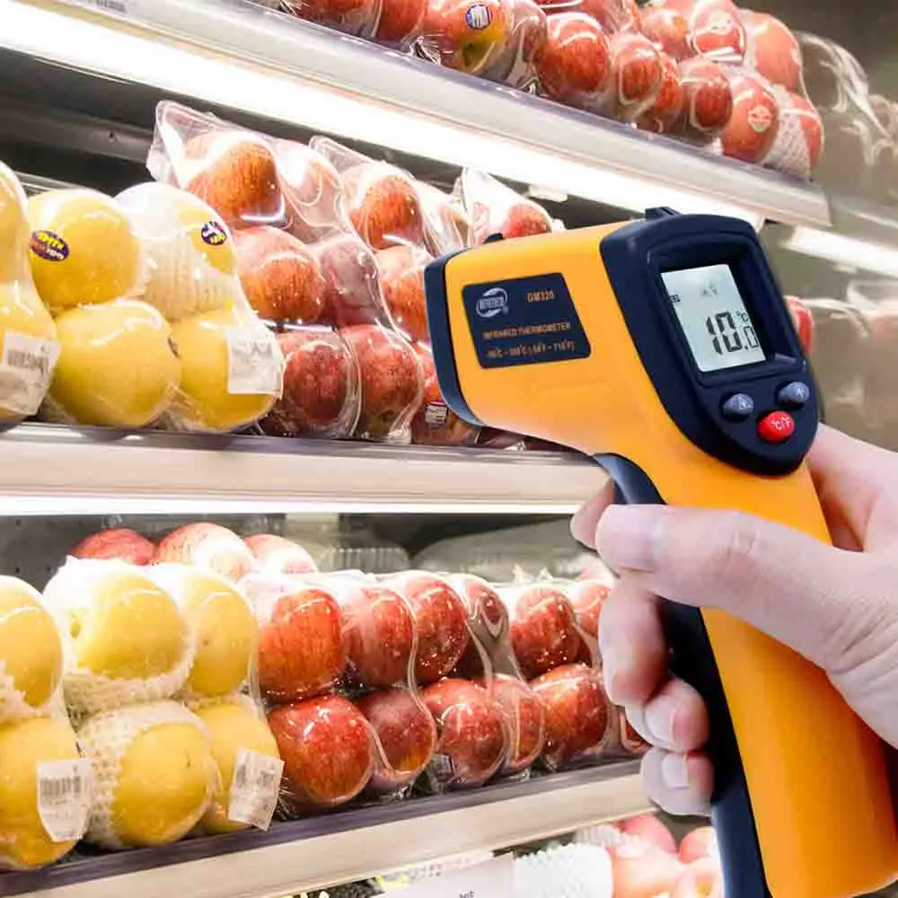 

Non-Contact LCD IR Laser Infrared Digital Temperature Thermometer Gun Point GM320-50~330 Temperature Gun for Medical Fever Test