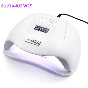 

72W LED Nail Lamp with 36 Pcs Leds UV Lamp For Manicure Gel Nail Dryer Drying Nail Polish Lamp Auto Sensor Manicure Tools