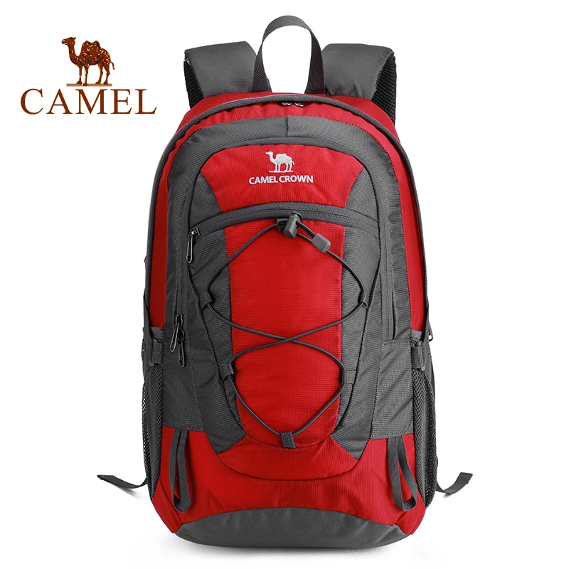 CAMEL 30L/40L Многофункциональный водонепроницаемый походный рюкзак для альпинизма, дождевик, сумка для мужчин и женщин, Спортивная уличная велосипедная сумка - Цвет: 135Red 30L