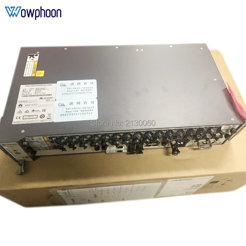 huawei GPON OLT MA5608T 1* MCUD1 10G плата управления, 1* MPWC DC, 2* GPFD 16 портов C+ Оптический линейный терминал 2U высота