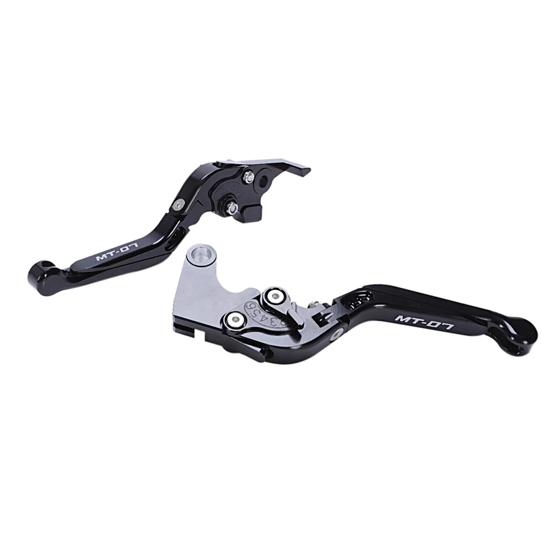 

Motorcycle Accessories Aluminum Cnc Folding Extendable Brake Clutch Levers For Yamaha Mt-07 Mt 07 Fz-07 Fz 07 2014-2018 Black