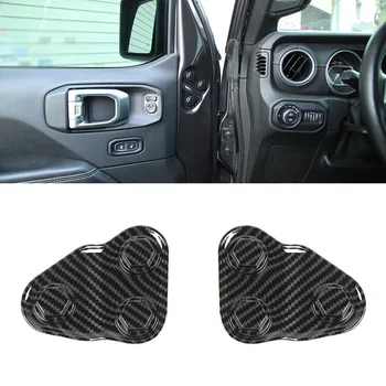 

2X Cover trim For Jeep Wrangler JL 2018-2020 Carbon Fiber Grain ABS 2pcs High quality