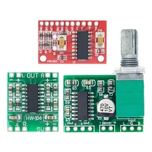 1 Uds PAM8403 Super mini digital placa amplificadora de potencia en miniatura de Clase D placa amplificadora de potencia 2*3 W de alta 2,5-5V USB