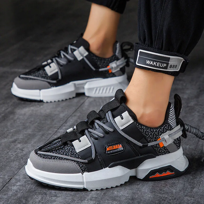 Goedkoop 2019 Nieuwe Casual Schoenen Herfst Mannen Mode Sneakers Ademend Licht Mesh Lace Up Gemengde Kleuren Flats Mannelijke Sneaker Casual Schoenen