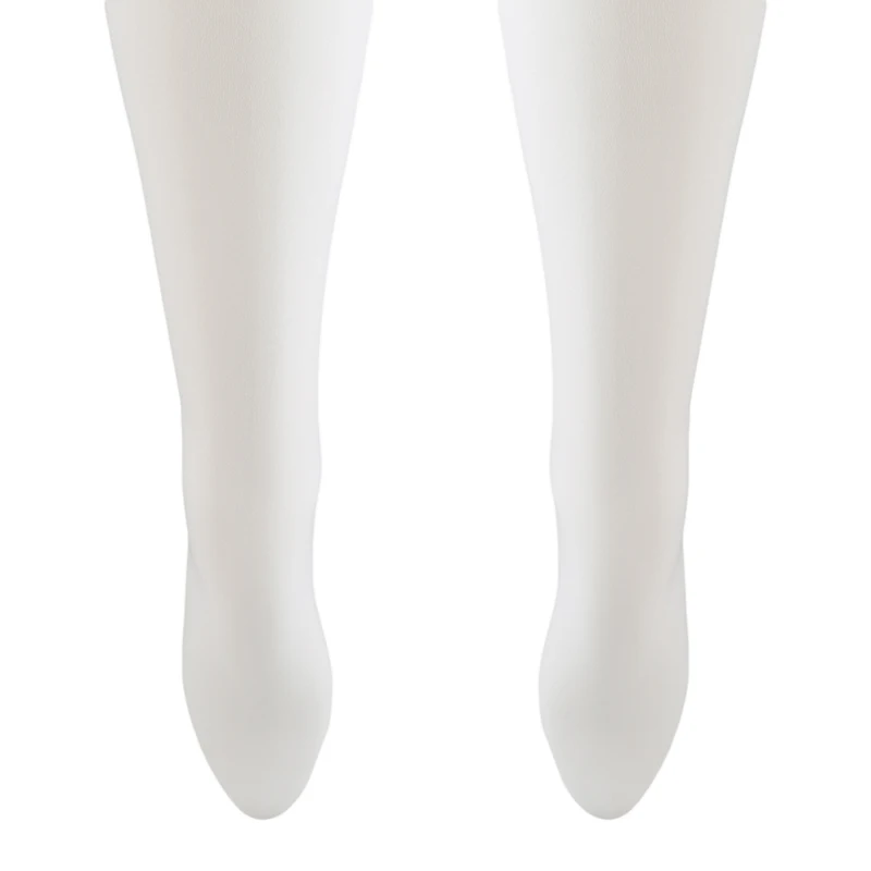 140D Beige white Мягкие эластичные плотные белые кремовые бархатные милые чулки для девочек, бесшовные колготки, женские колготки для балета, дышащие чулки - Цвет: 140D Beige white
