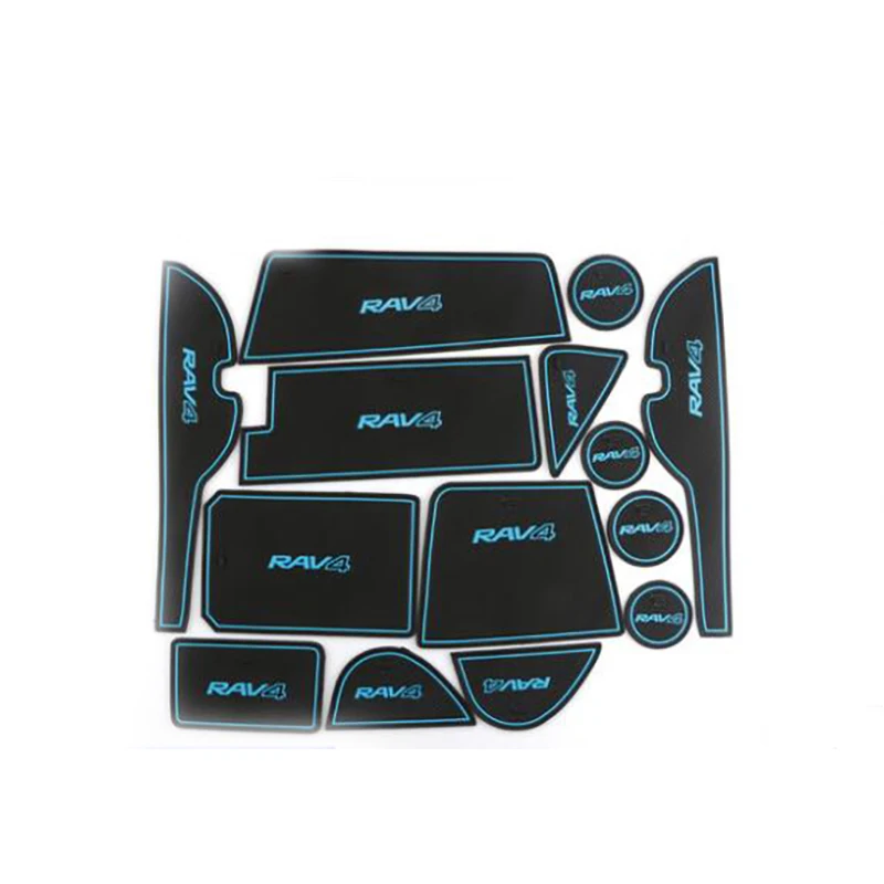 

16 to18 for Toyota RAV4 door slot mat, water cup mat, antiskid mat, special storage mat, anti pad, decorative accessories
