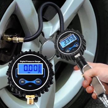 

LCD Digital Tire Pressure Gauge Car Auto Motorcycle Tyre Air PSI Meter 1/8" NPT ester For Car Truck Motorcycle Hot Sale