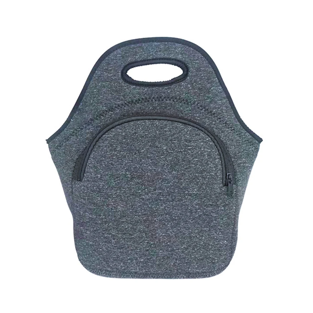 Double Layer Fashionable Portable Food Thermal Insulated Picnic With Zipper Lunch Bag Container Reusable Outdoor Office Adults