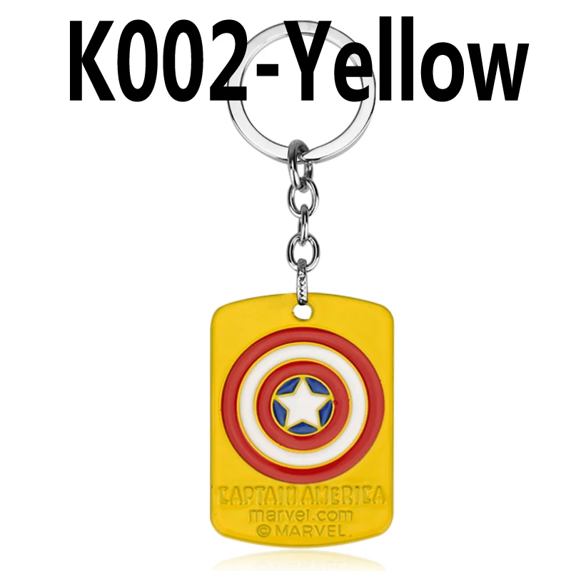 Yellow Брелок с героями Marvel Мстители локи Тор ювелирные изделия с молотком кулон Локи скипетр брелок танос перчатка бесконечности рукавица оружие брелок - Цвет: Yellow