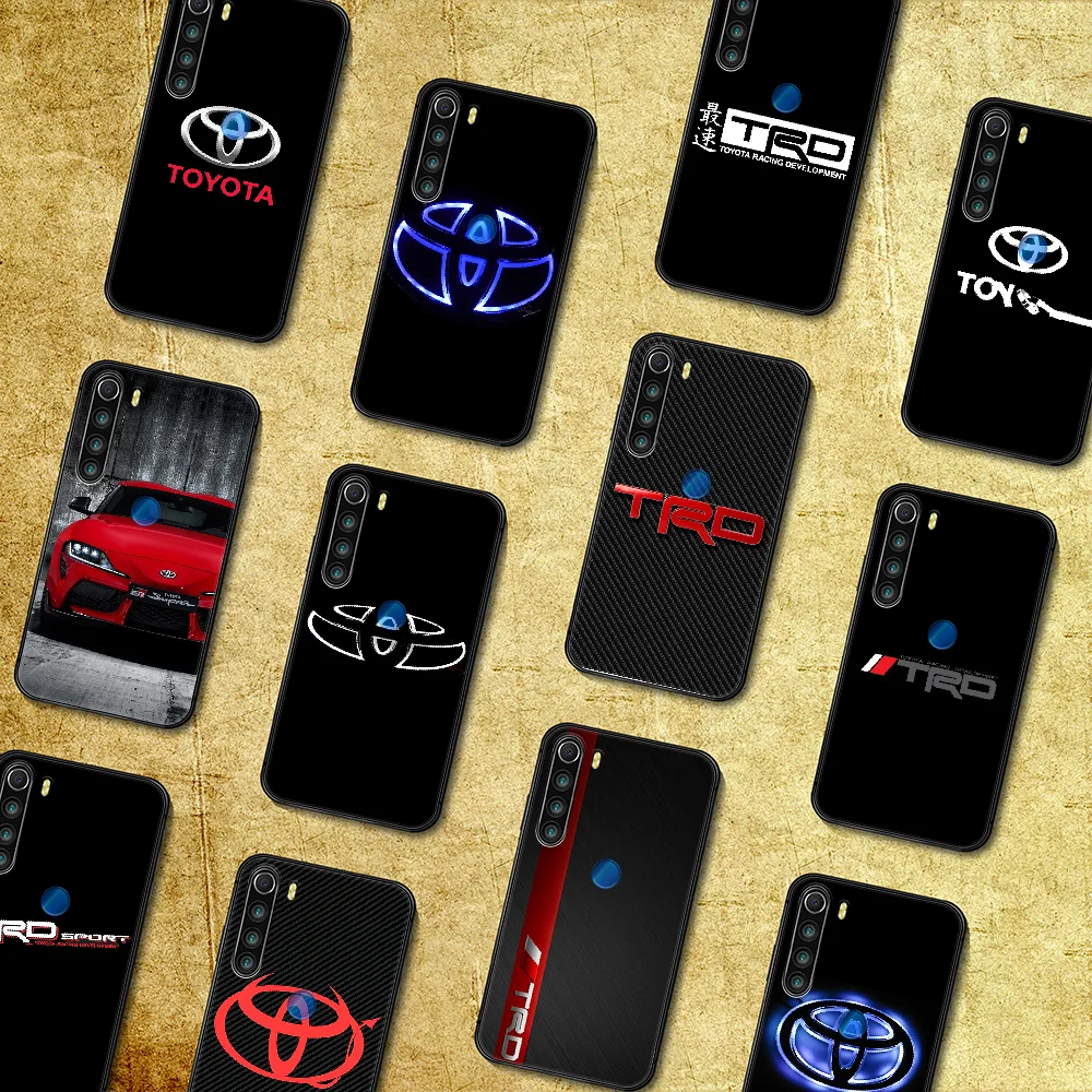 Toyota car logo Phone Case Cover Hull For XIAOMI Redmi 7 7a 8 8a 9 10X NOTE 6 7s 8t 9s Pro Max black 3D Back Pretty | Мобильные