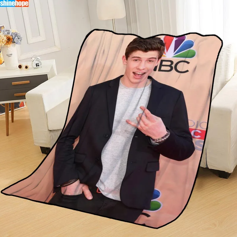 Одеяла на заказ, Shawn Mendes, одеяло s для кровати, мягкое TR, DIY, ваше изображение, Прямая поставка, одеяло для путешествий - Цвет: Blanket 9