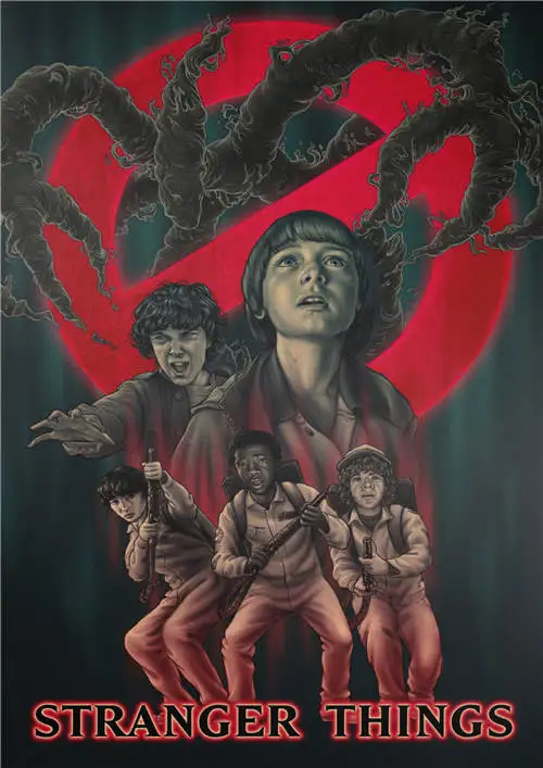 movie3 Странные вещи 2 старинный принт рисунок винтажный настенный киноплакат наклейка картина ретро картина паба украшения для кафе бара 42x30 см - Цвет: movie3