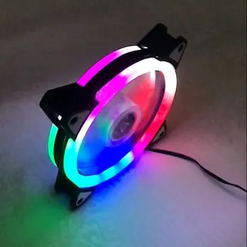 

Round Shape Colorful Light Ultra Quiet Durable PC CPU Cooler Cooling Fan Silent Cooling Fan CPU Cooler