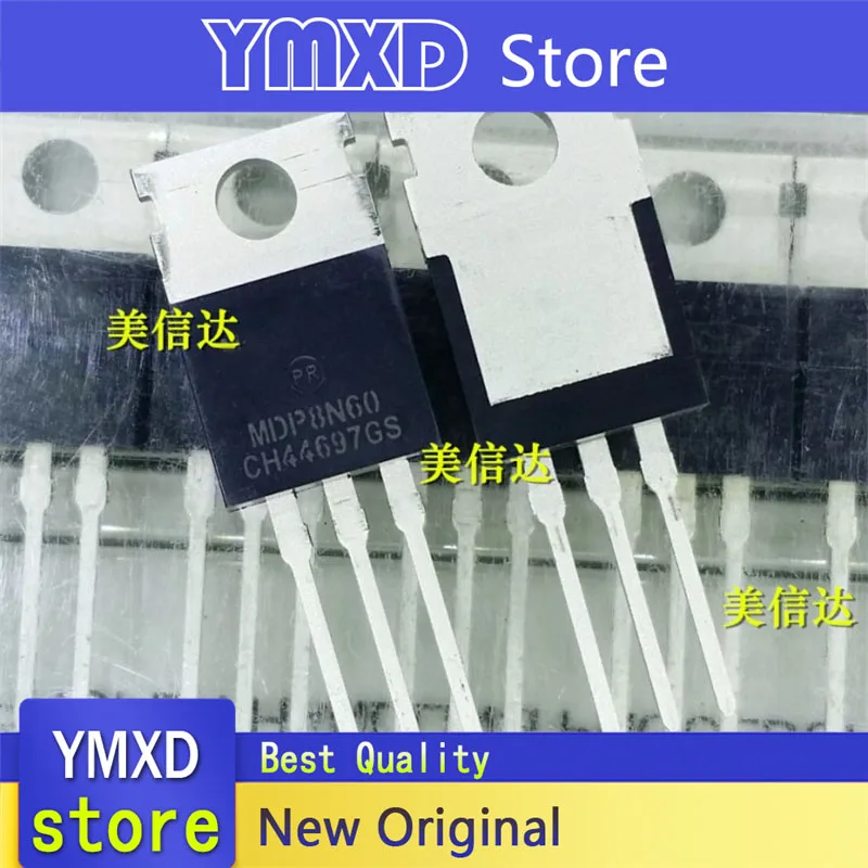 

10pcs/lot New Original MDP8N60 8 N60 MDP8N60TH 8A 600V field-effect Tube TO220 Triode In Stock