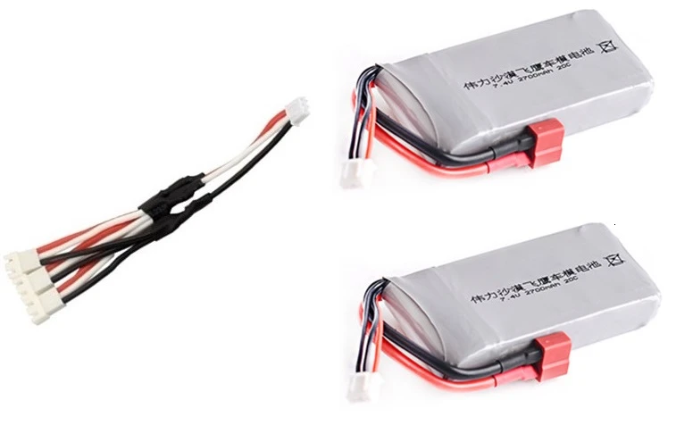 Обновление 2700mah+ зарядное устройство для Wltoys 12428 12423 RC четырехколесный пульт дистанционного управления автомобиля 7,4 v Lipo батарея Feiyue 03 Q39 RC запчасти - Цвет: Purple