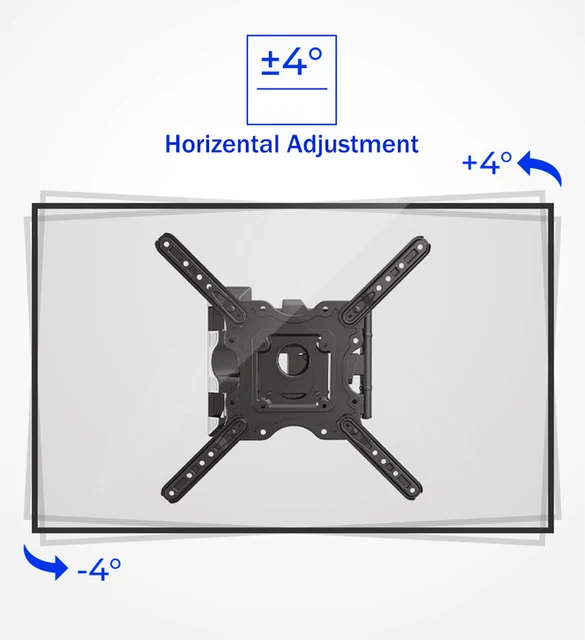  PIXSF2 - Soporte de pared para TV de movimiento completo PIXSF2  para monitor de pantalla de TV LED LCD plana curvada de 13-32 pulgadas,  soporte de pared para TV inclinable PIMT5