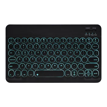 

Universal Keyboard for Windows Mac Android IOS Colorful Backlight Tablet Wireless Keyboard for All Tablet Models Only Keyboards
