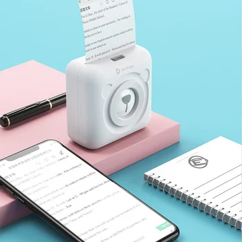 

Convenient Printer Portable Thermal Bluetooth Printer Mini Photo Album For IOS Android Mobile Phone 58mm Pocket Machine Birthday