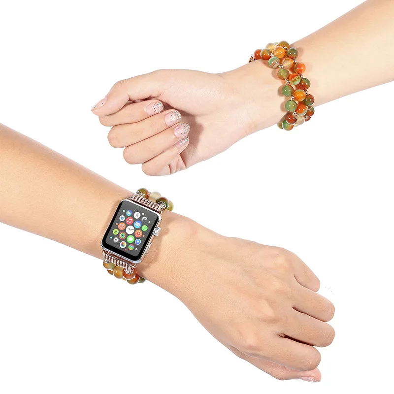 Для ppleWatch 5 ремешок для наручных часов iwatch, 5/4/3/2/1 браслет ювелирные изделия декоративные настольные лампы для pple ремень 44 мм, 42 мм, 40 мм, 38 мм
