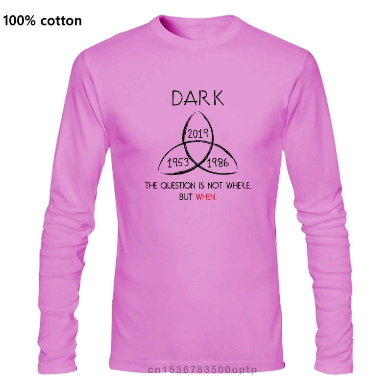 Футболка с принтом темные даты секреты ресурс гермершейм Netflix Мужская-футболка