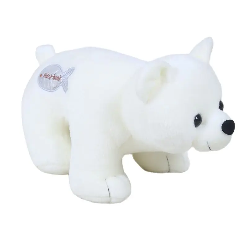 1 piece 25cm Simulation Polar Bear Plush Toy Stuffed Animal Toys For Children Education Home Decoration Decent Bed | Игрушки и хобби