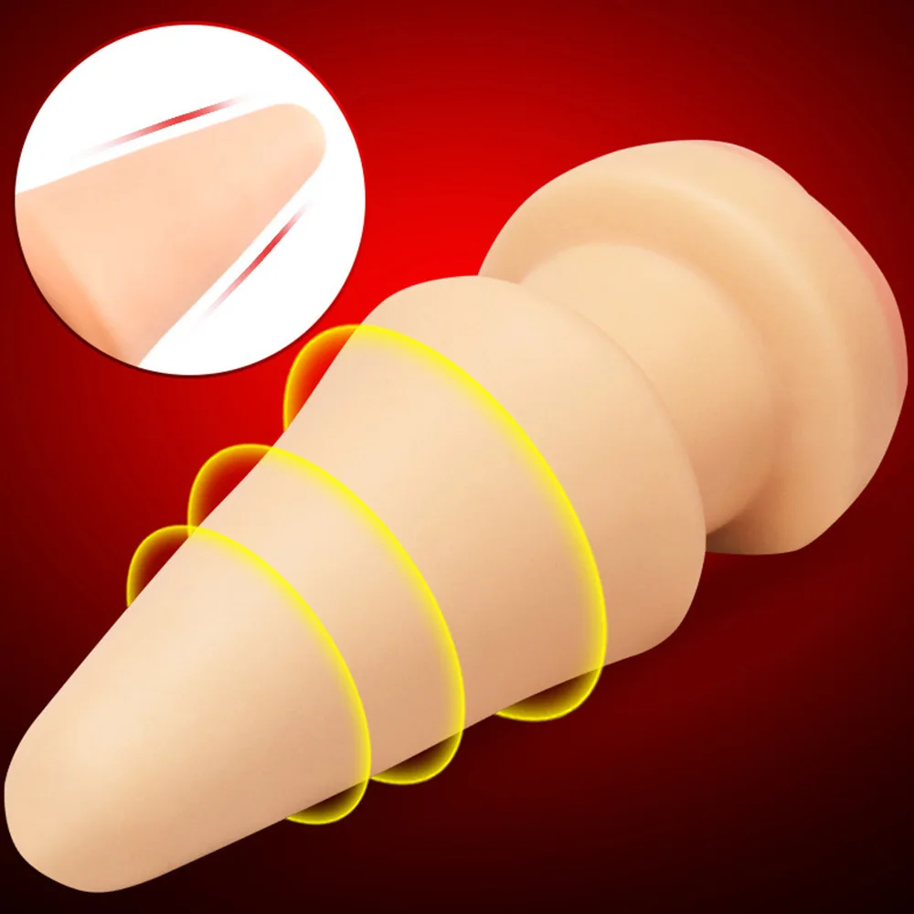 Billige Silikon Großen Dildo Anal Plug Perlen Ass Massage Vagina Masturbator Butt Plug Anal Dildo Sex Spielzeug für Frau Mann Sex shop Heißer Verkauf