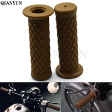 Универсальный мотоцикл 7/" 22 мм Винтаж резиновый руль для мотоцикла для Suzuki GSXR600 GSXR750 GSXR1000 TL1000S DL650 GSR600