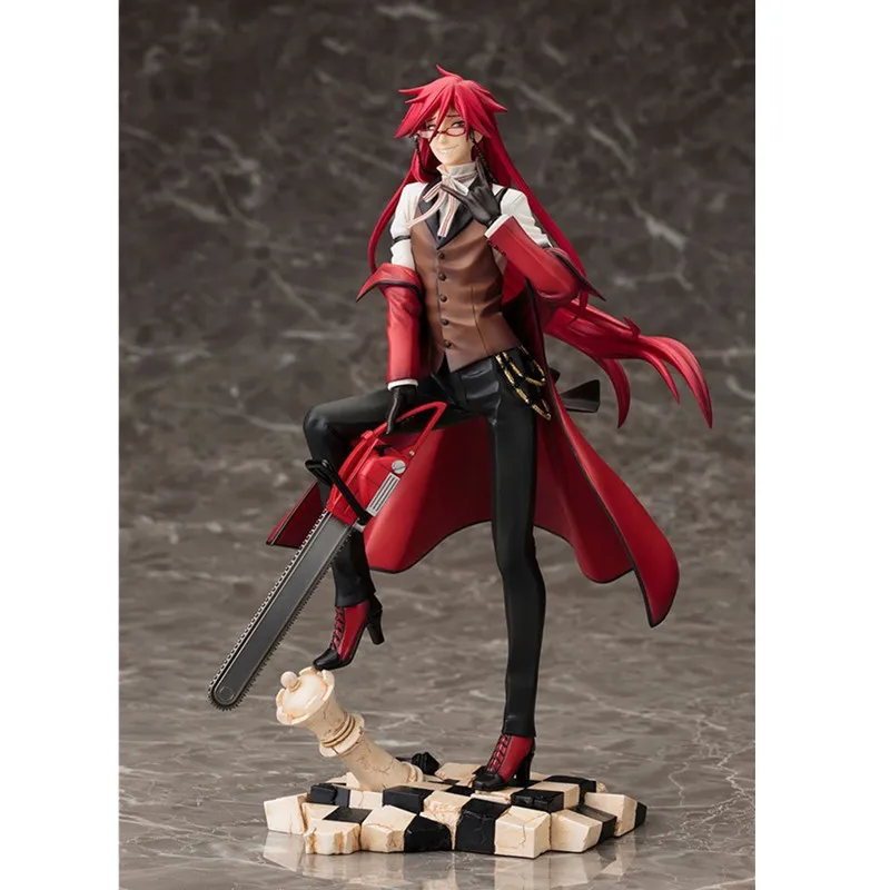 Аниме Черный дворецкий Грелль Сатклифф ПВХ фигурка Коллекционная модель игрушки A98 Аниме Черный дворецкий Грелль Сатклифф ПВХ фигурка Коллекционная модель игрушки A98