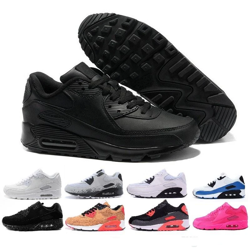 

Fashion Men Sneakers Shoes Classic 90 Men and women Running Shoes Sports Trainer Cushion Surface Breathable Sports Shoes 45
