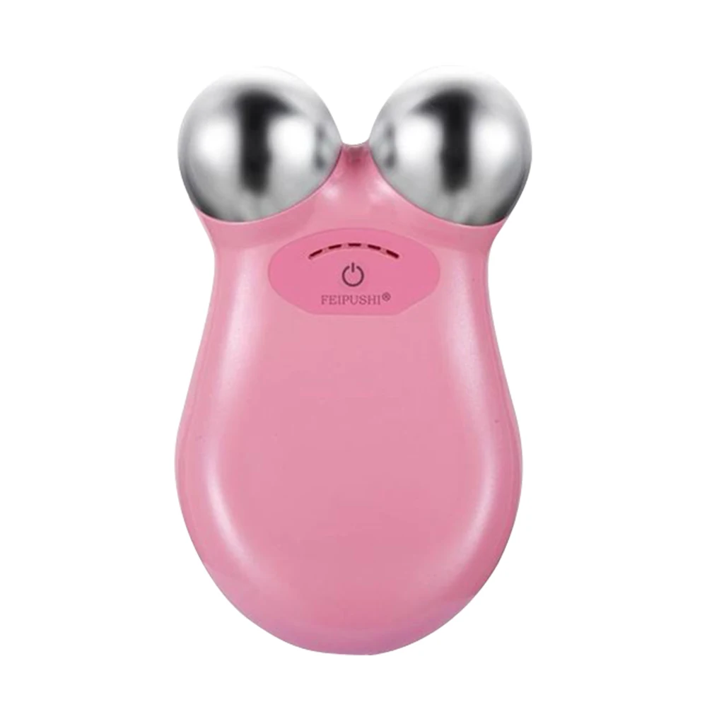 Pink Мини микротоковая поверхность лифта машина для подтягивания кожи лица омоложения прибор для устранения морщин Usb зарядка спа красота массажер - Цвет: Pink