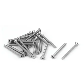 

DIN7991 M3x35mm 316 Stainless Steel Flat Head Hex Socket Cap Screw Bolt 20pcs