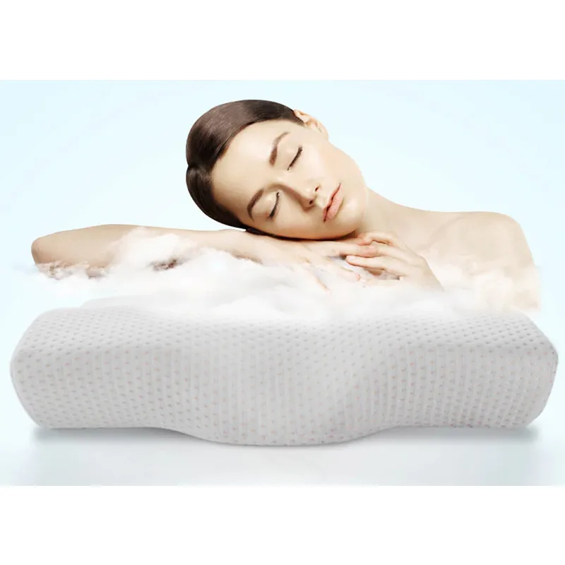 Memory Foam постельные принадлежности защитная подушка для шеи медленный отскок Подушка-бабочка здоровья затылочный шейный размер в 50*30 см