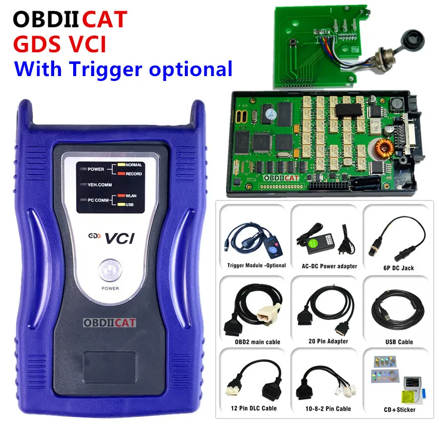 DHL бесплатно! Диагностический интерфейс Gds Vci инструмент сканирования OBD2 для Hyundai