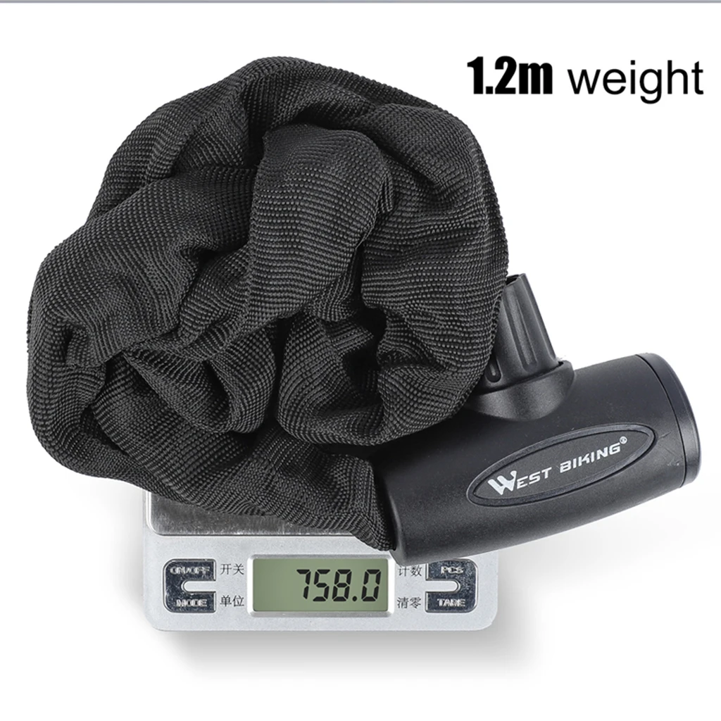 Motorcycle Bike Chain Lock with Nylon Sleeve Security Locks for Fence Gate Cycling Secure Anti-scratch Sleeve Locks Motorcycle Bike Chain Lock with Nylon Sleeve Security Locks for Fence Gate Cycling Secure Anti-scratch Sleeve Locks