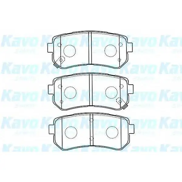 Колодки тормозные KIA CEED/RIO/SPORTAGE/HYUNDAI ACCENT/i20/i30/i