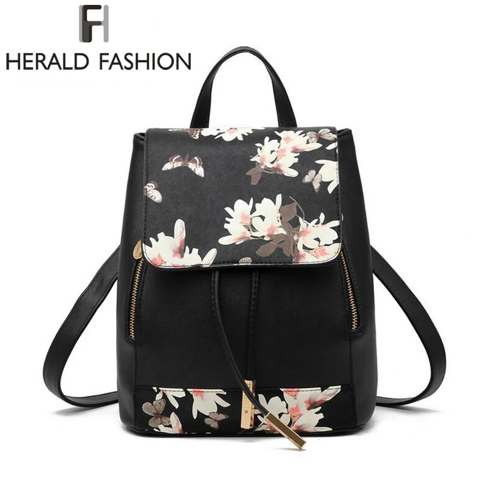 Herald Fashion школьный рюкзак в стиле преппи из искусственной кожи женская сумка через