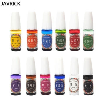 

12 Pcs/set Gem Water Staining 3 Generations Color Fine DIY Jewelry Making Accessories Epoxy Pigment Colorful Oily Dye